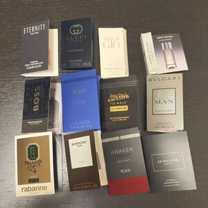 Set Sample x12 new tumi hugo boss gucci guilty jo malone klein burberry